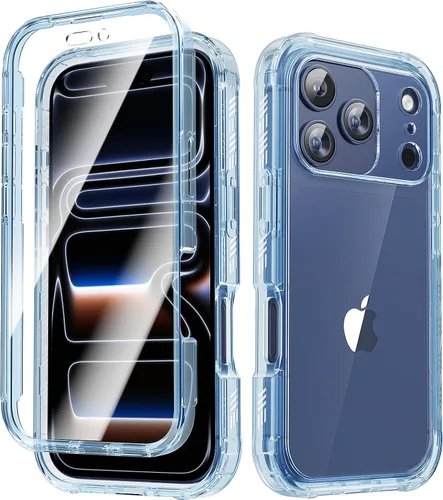 Miniatura 13 de Lifedance - Funda diseñada para iPhone 14/iPhone 13, funda protectora resistente de cuerpo completo con protector de pantalla incorporado