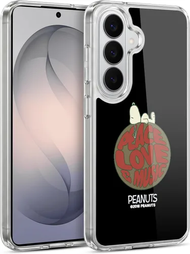 Miniatura 234 de Head Case Designs Funda de gel Woodstock 50th con licencia oficial de Peanuts Snoopy Guitar 1969 [protección de grado militar] compatible