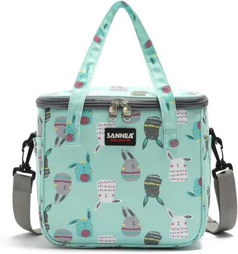 Miniatura 11 de Lonchera térmica reutilizable con aislamiento térmico linda para mujeres adultas, trabajo, oficina, viajes al aire libre, picnic, playa, barbacoa