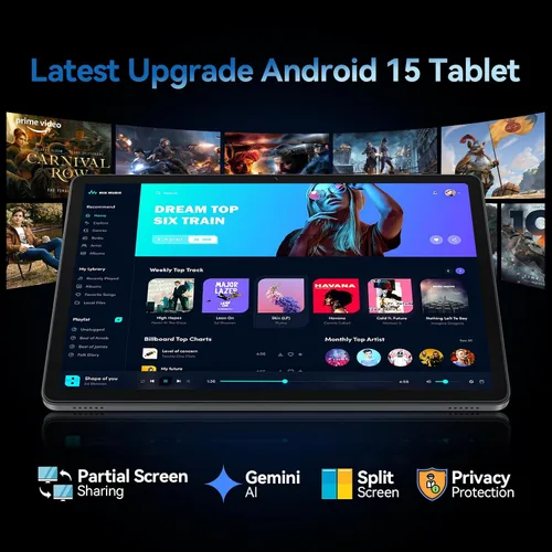 Miniatura 3 de 2025 La última tableta Android 15 de 11 pulgadas con celular dual 4G, tabletas Octa-Core con 128 GB de ROM 16 GB de RAM 1 TB Expand, tabletas