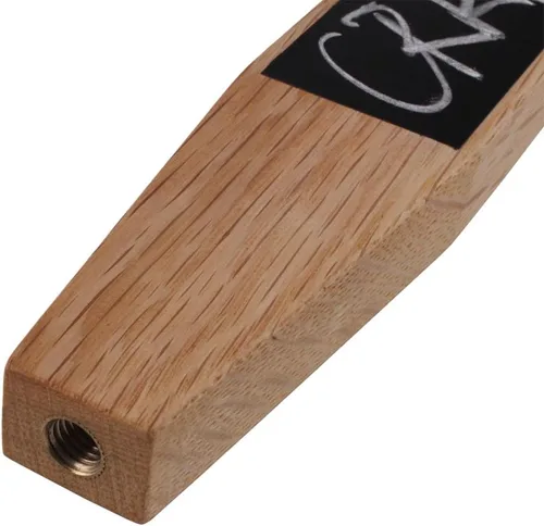 Miniatura 3 de Manijas grandes de madera para tocar, mango de roble para manualidades, 10 pulgadas, para todos los amantes de la cerveza en estilo alto