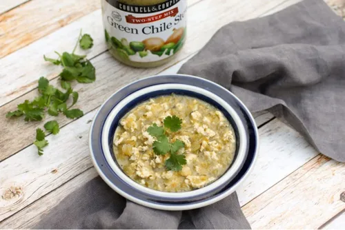 Miniatura 3 de Texas Two Step Mix, estofado de chile verde, 2 frascos de vidrio de 33 onzas (33.02 oz) cada uno