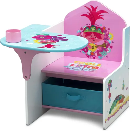 Miniatura 12 de Escritorio con silla Baby Shark con compartimento de almacenamiento - Ideal para artes y manualidades, hora de merienda, educación en casa, tareas