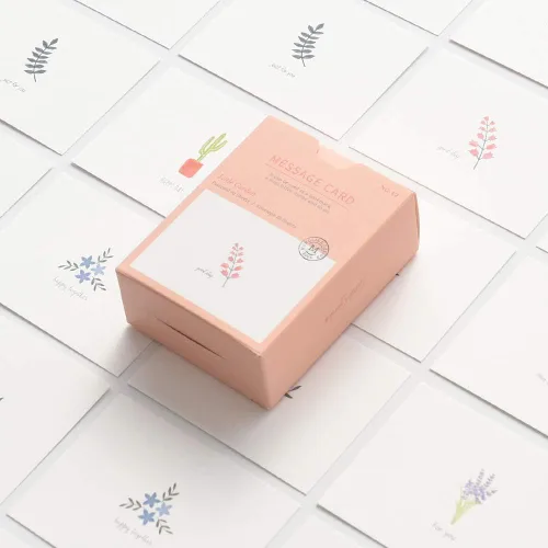 Miniatura 11 de Monolike The Flower - Tarjeta de mensaje, paquete de mezcla de 40 tarjetas y 20 sobres, minitarjetas emocionales y sofisticadas La flor