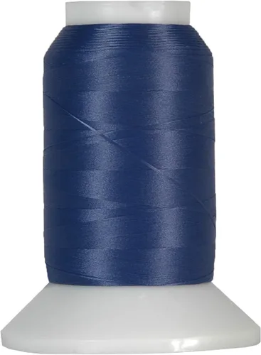 Miniatura 55 de Hilo elástico lanudo de Threadart para serger - Bobinas de 1000 m - Hilo de nailon para traje de baño, lencería, tejidos - Negro - Color 9228