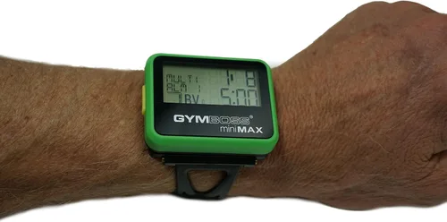 Miniatura 7 de Gymboss Temporizador de intervalos y correa de reloj cronómetro - Negro