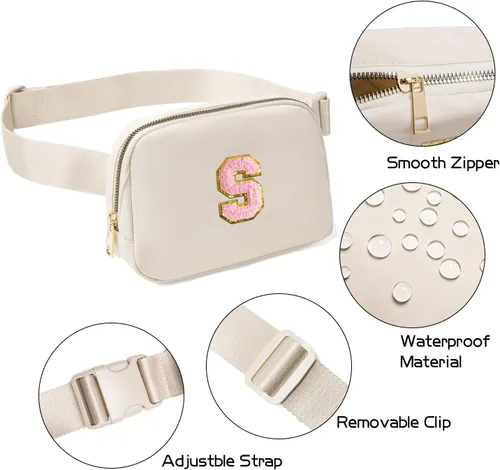 Miniatura 4 de Riñonera Gitus, Beige, Pequeña, Small