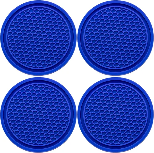 Miniatura 21 de 2 piezas posavasos para portavasos de automóvil, posavasos universales antideslizantes para portavasos de automóvil, 2.75 pulgadas posavasos