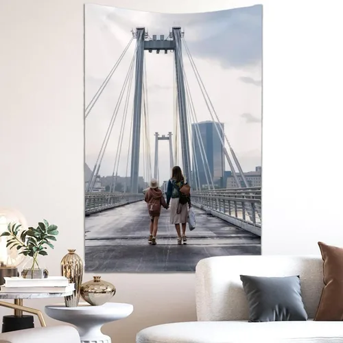 Miniatura 5 de Tapiz personalizado para cargar imágenes, diseño personalizado con foto/logotipo/texto, para colgar en la pared para bodas, festivales, cumpleaños