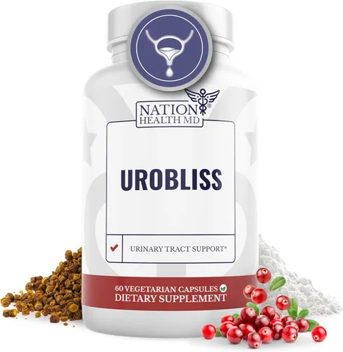 UroBliss Suplementos UTI - D manosa con extracto de arándano, propóleo y vitamina D3 - Alivio de las infecciones urinarias, apoyo de la vejiga y