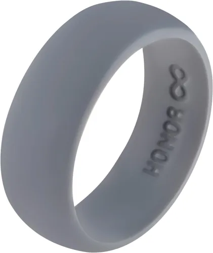 Miniatura 8 de Anillo de Eternidad Honor Anillo de Silicona para Hombre Banda de Boda