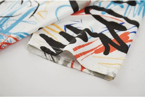 Miniatura 8 de YININF Camiseta de manga corta con estampado hipster hip hop para hombre