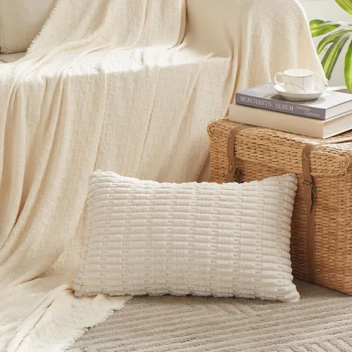 Miniatura 279 de Fancy Homi - Paquete de 2 fundas de almohada decorativas de color taupe de 22 x 22 pulgadas para sala de estar, sofá, cama, estilo rústico, bohemio