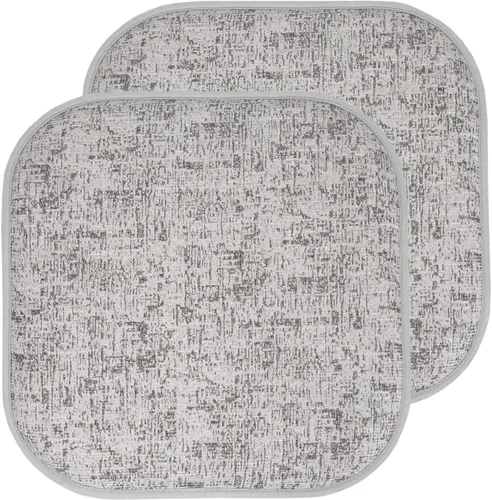 Miniatura 16 de Sweet Home Collection Cojines de espuma viscoelástica para silla, antideslizantes, diseño de panal de abeja, 16 x 16 pulgadas, paquete de 2