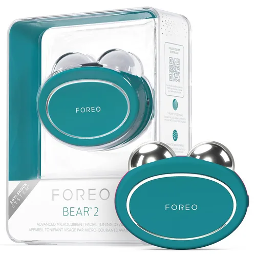FOREO Bear 2 Dispositivo Facial Avanzado de Microcorriente para Lifting y Tonificación - Herramienta de Esculpido Facial - Reafirma y Contornea - No
