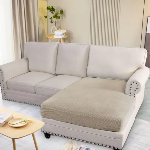 Miniatura 2 de H.VERSAILTEX - Funda súper elástica individual para chaise, cubiertas de sofá seccional para sofá en forma de L, tanto para la izquierda como