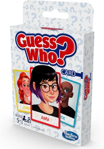 Miniatura 4 de Hasbro Gaming ¿Quién es Quién? Juego de cartas para niños, juego de adivinanzas para 2 jugadores, actividades divertidas de verano, elementos