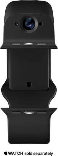 Miniatura 3 de Wristcam - Smartband con cámara modular y certificación Apple MFi para Apple Watch, cámaras de 8 MP + 2 MP, fotos 4K, grabaciones de 1080p, Negro