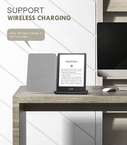 Miniatura 5 de MoKo Funda para Kindle Paperwhite de 6.8" (11ª generación-2021) y Kindle Paperwhite Signature Edition, ligera, con encendido/apagado automático