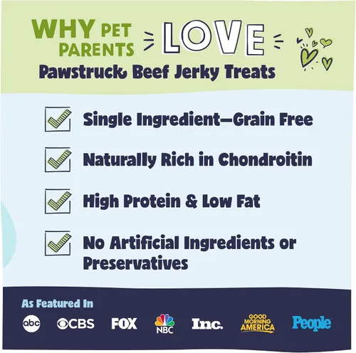 Miniatura 4 de Pawstruck Masticables de carne seca de res prémium para perros, tiras grandes de 10 pulgadas – Apoya la salud de la cadera y las articulaciones