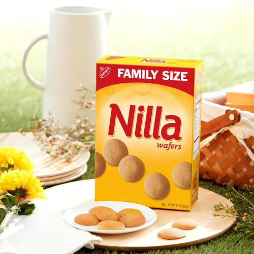 Miniatura 8 de Galletas Nilla Wafers, Vainilla, 15 oz Tamaño Familiar Paquete de 2