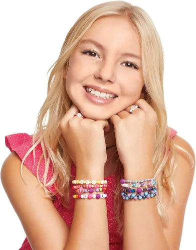 Miniatura 7 de Make It Real – Ultimate Bead Studio. Kit de fabricación de joyas con cuentas para niñas adolescentes de bricolaje. Kit de artes y manualidades guía