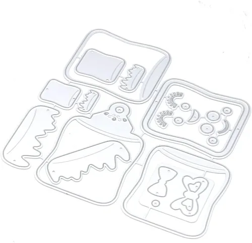 KSCRAFT Plantillas de troqueles de corte de metal para álbumes de recortes/álbum de fotos, decoración en relieve, tarjetas de papel de bricolaje