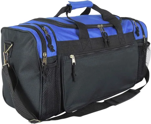 Miniatura 9 de DALIX - Bolsa deportiva de 20 pulgadas con bolsillos de malla y para objetos de valor, para gimnasio y viaje