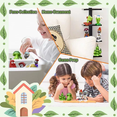 Miniatura 4 de Genqiang Juego de figuras de acción, 10 piezas de minifiguras, serie de juegos sorpresa, juguetes de PVC para niños y fanáticos, ideal