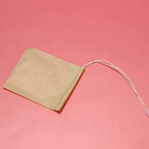 Miniatura 2 de 300 bolsas de filtro de té, bolsa de té de papel desechable con cordón, segura y fuerte penetración, papel sin blanquear para té y café de hojas