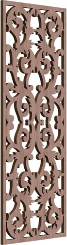 Miniatura 82 de Meadville Paneles decorativos de pared de madera con calado, 9 3/8 pulgadas de ancho x 24 3/8 pulgadas de alto x 1/4 de alto, aliso
