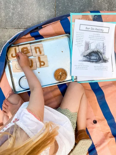 Miniatura 4 de Montessori - Juego de azulejos del alfabeto de madera, letras de seguimiento para niños, tarjetas flash ABC de doble cara (mayúsculas y minúsculas)