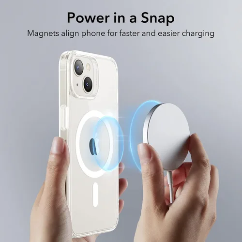 Miniatura 3 de ESR para iPhone 14 Plus Funda, Funda Magnética Compatible con MagSafe, Protección Anti-impactos de Grado Militar, Funda Transparente Magnética