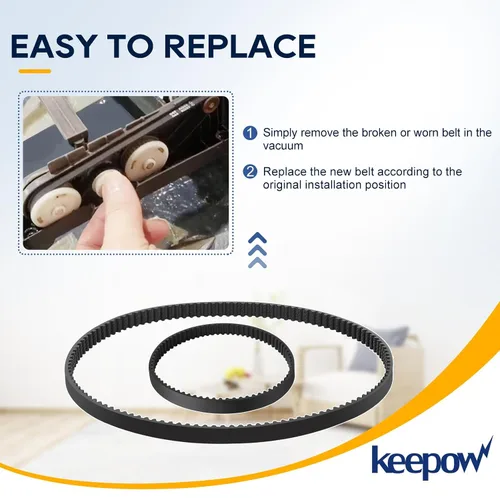 Miniatura 4 de KEEPOW Juego de cinturones de vacío compatible con Hoover Smartwash FH52000, FH52001, FH52002, FH52002G, FH52004PC, FH52013, FH53000PC limpiador