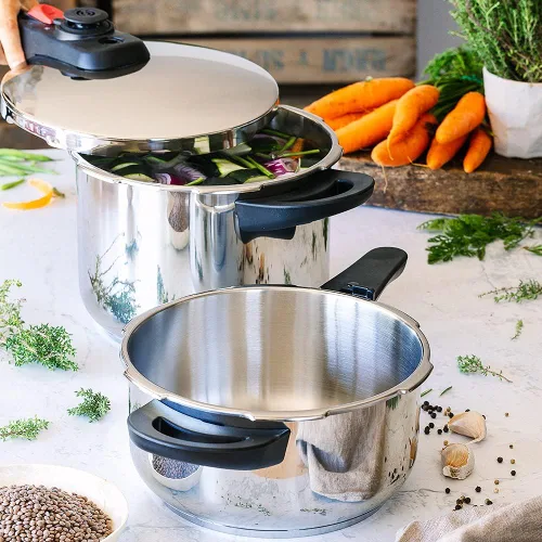 Miniatura 10 de BRA Allure - Olla a presión rápida de 6 litros de acero inoxidable, apta para todas las cocinas, incluyendo inducción [exclusiva de Amazon]