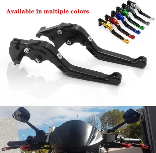Miniatura 5 de Juego de manetas de embrague de freno de repuesto ajustable para Yamaha FZ-07 MT-07 FZ-09 MT-09 SR 2014 2015 2016 2017 2018 2019 FZ-10 MT-10 2016