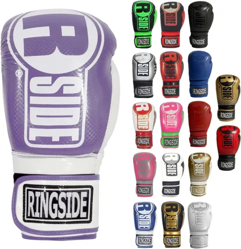 Miniatura 14 de Ringside Apex - Guantes de boxeo IMF-Tech con soporte seguro para la muñeca, guantes de boxeo sintéticos para hombres y mujeres