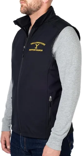 Miniatura 5 de PARAMOUNT NETWORK Yellowstone Dutton Ranch Logo Core Soft Shell Chaleco con licencia