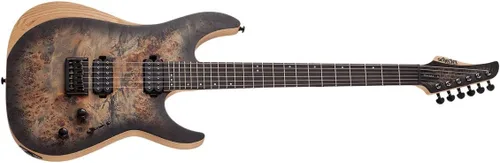 Miniatura 3 de Schecter Reaper-6 - Explosión de carbón satinado