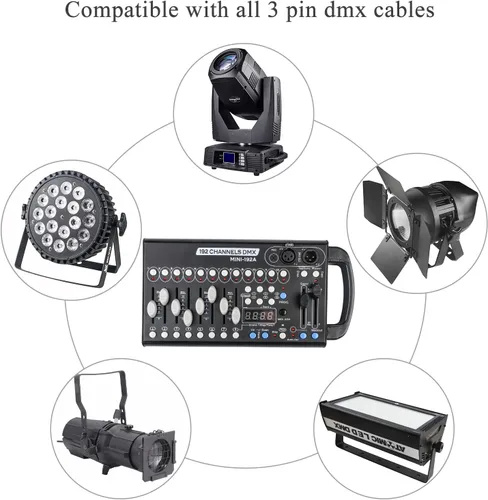Miniatura 2 de Controlador DMX - Controlador de luz DMX de 192 canales para luces LED 192 canal-A