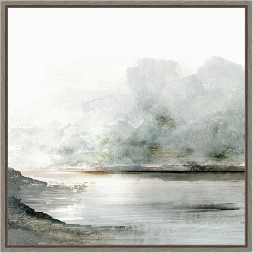 Miniatura 17 de Amanti Art Lienzo enmarcado para pared, 16 x 16 Ebb por Dan Hobday, lienzo enmarcado para pared, obras de arte de paisajes, decoración tradicional