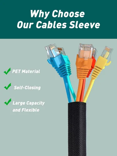 Miniatura 5 de SUNMON Funda de cable de micrófono para brazo de soporte de micrófono, protector de cable de envoltura automática para organización de cables