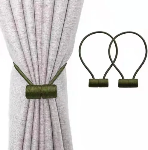 Miniatura 17 de Alzapaños magnéticos para cortinas, alzapaños de cortina mejorados de 16 pulgadas, fuertes imanes para cortinas para el hogar y la oficina, lazos