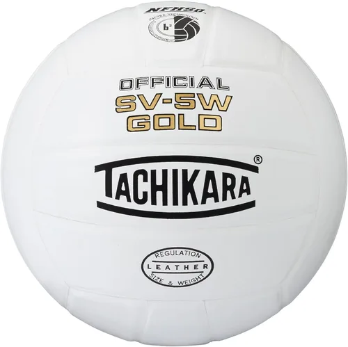 Miniatura 5 de Tachikara SV5W Gold Pelota de vóley premium, de competición, de piel.