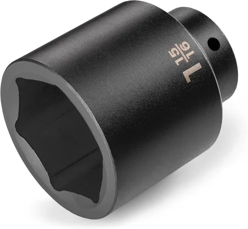 Miniatura 36 de TEKTON SID23025 Dado de impacto profundo de 6 puntos de 1 pulgada impulsor de 1/2 pulgada
