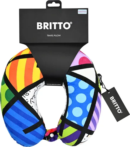 Miniatura 2 de BRITTO Romero Almohada de viaje para el cuello - Paisaje colorido