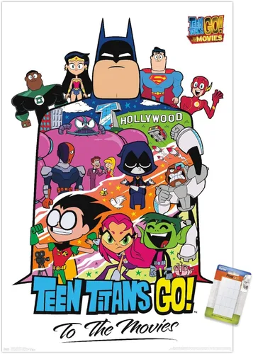 Miniatura 17 de Trends International DC Comics Movie Teen Titans Go! To The Movies - Póster de pared de collage, 22.4 pulgadas de largo x 14.7 pulgadas, versión