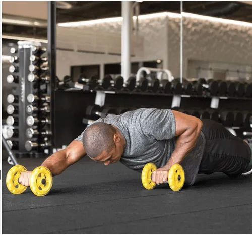 Miniatura 3 de XENITE Core Wheels - Rodillo de entrenamiento de fuerza dinámica y abdominales, juego de 2 ejercicios dinámicos para mejorar la fuerza del núcleo