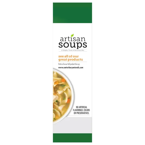 Miniatura 7 de Canterbury Naturals Mezcla de sopa artesanal, mezcla de sopa de fideos con pollo, sin OMG, hace 8 porciones, bolsa de 6.5 onzas (paquete de 3)
