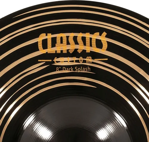 Miniatura 4 de Classics Custom Dark - Platillo Splash de 8 pulgadas para batería - Fabricado en Alemania - Bronce B12, 2 años de garantía
